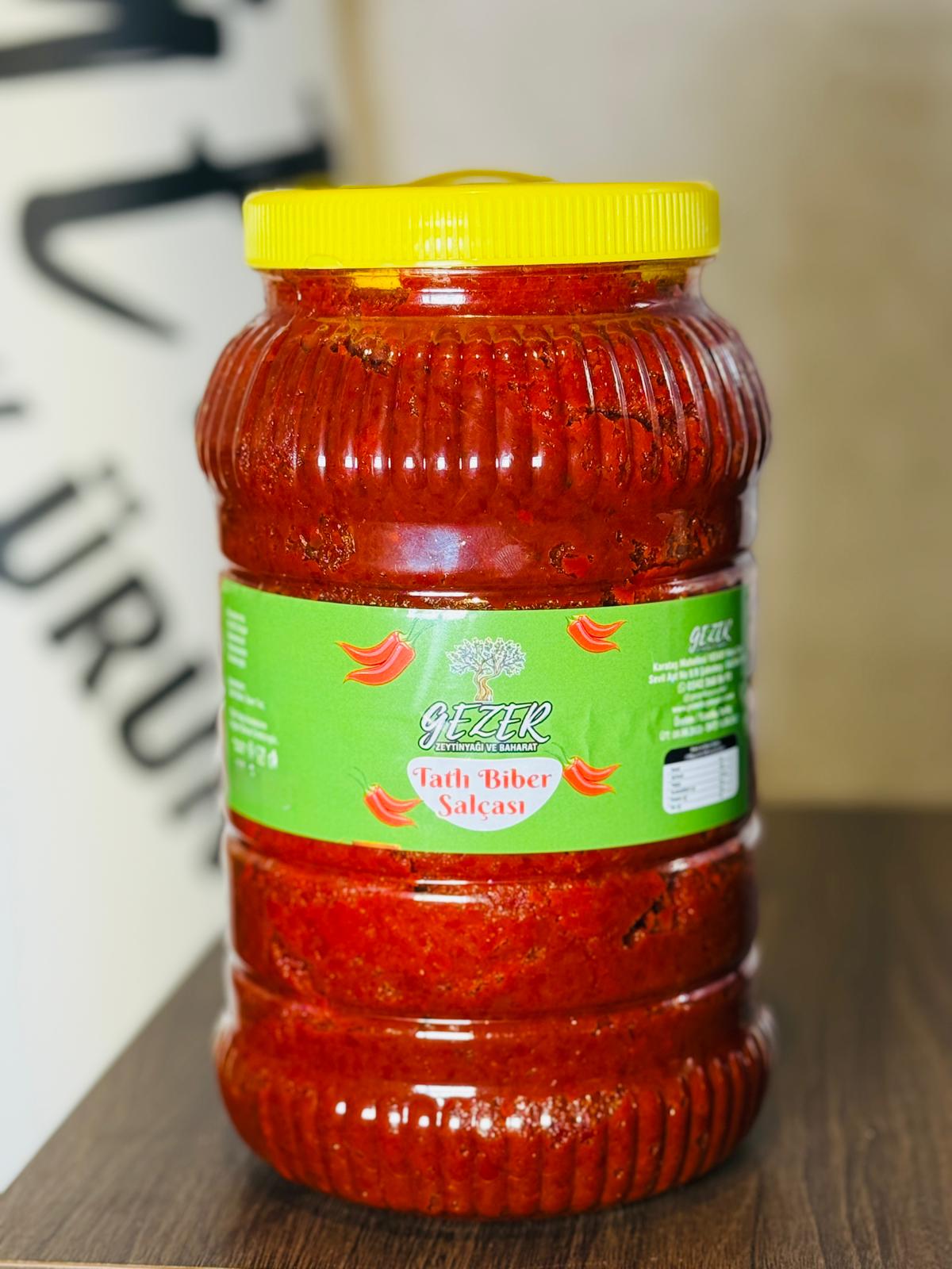 Yöresel Tatlı Biber Salçası